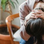 Trauma therapy session focused on healing and support